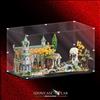 TECA IN PLEXIGLASS ACRILICO-SHOWCASE-PER SET LEGO® 10316-GRAN BURRONE-RIVENDELL