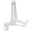 igadgitz Home U7009 - Portapiatti Porta Foto da Tavolo Pieghevole Supporto Foto Plate Stand Cavalletto - Piccolo/Medio/Grande - Trasparente - (1 Pezzo)