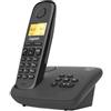 Gigaset A270 A Telefono Cordless con Segreteria Telefonica , Nero - Vivavoce, Display (34x22 mm /1.5) - SMA270A
