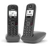 GIGASET AS 490 DUO DECT - Black - SMAS490DUO