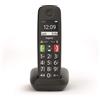 Gigaset E290HX, Telefono Portatile AGGIUNTIVO, Numeri Grandi e Audio Potenziato, Tasti di Chiamata Rapida, Vivavoce con Volume Regolabile, Nero [Versione Italiana] - SME290HXN