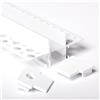 2m 5825B PROFILO DA INCASSO ALLUMINIO 2metri PER STRISCE LED CARTONGESSO PARETE
