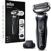 Braun Rasoio elettrico da uomo serie 7 con rifinitore di precisione, rasoio a lamina senza fili, bagnato e asciutto, 100% impermeabile, spina UK a 2 pin, 70-N1200s, rasoio argento