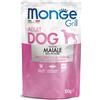 MONGE GRILL BUSTE MAIALE 100GR Prezzo x 6 unità