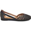 FRAU Ballerina ragnetto in pelle Nero
