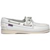 SEBAGO DOCKSIDES PORTLAND MOCASSINI NAUTICI PER DONNA GRIGI BIANCHI PER YACHTING