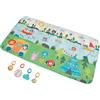 Fisher-Price-Tappetino Grandi Avventure, Tappetino Attività da 152 cm con Accessori, Giocattolo per Neonati 0+ Mesi, GXR53