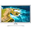LG Smart TV LG 23.6" Pollici 24TQ510S-WZ TV 59,9 cm HD Wi-Fi Bianco 250 cd/m²
