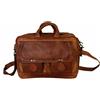 Fatto a mano Borsa a tracolla nuova da ufficio uomo in vera pelle vintage per laptop messe...