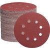 STEBRUAM 105 Pezzi Dischi Abrasivi 125mm, Carta Vetrata Abrasiva 8 Fori per Levigatrice Orbitale(Grana 40/60/100/150/240/320/600)