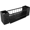 ASelected Organizer per lavello da cucina, organizer per lavello con vasca di scarico autosvuotante e supporto per lavello, per cucina e bagno