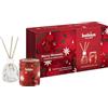 Bolsius - Cofanetto Regalo - Merry Moments - Candela Profumata e Diffusore a Steli con la Fragranza Calda delle Spezie Invernali - Cera Vegetale naturale e Vegana - Senza Olio di Palma