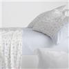 Burrito Blanco Set di Lenzuola, Cotone, 50% Poliestere, Cielo, Ancho de 120