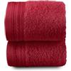 Top Towel - Premium - Asciugamani da bagno - 2 asciugamani viso o bidet - 100% Cotone - 600 Grammi