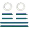 INNAL 6 PCS Aria per Acquario Bubble Air Stone per Acquario (30/10cm) | Pietra di Scarico per Acquari Barra Diffusore di Ossigeno con 2 Pezzi Tubo per Fish Tank Pompe d'Aria