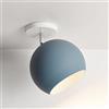 SAIVITT Plafoniera creativa moderna lampada da Corridoio Stile Macaron Paralume colorato Lampada da Soffitto Regolabile Illuminazione a LED per Salotto, Balcone, Cucina, Studio, Faretto, 15*18cm (blu scuro)