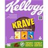 Kellogg's Krave Roulette | Gusto Nocciola, Cioccolato Bianco e al Latte | Cereali per la Colazione | Confezione Singola da 375g (1 x 375g)