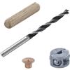 WOLFCRAFT - SET PER ESEGUIRE SPINATURE, SPINE DN. 10 MM. PUNTA PER LEGNO E ARRESTO DI PROFONDITA' 2918000