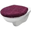 Brandsseller Copriwater 38 x 48 cm, in morbida microfibra, per il massimo comfort e stile, colore: viola