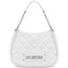 Love Moschino POLJC4208PP0MLA0100U, Borsa a Spalla Donna, Bianco