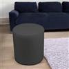 Talamo Italia Pouf Abate, Poltrona Multiuso, Poltroncina Sacco, Pouf poggiapiedi, Made in Italy, 40x40 h42 cm, Grigio Scuro