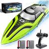 Does not apply Barca RC Con Luce LED, 30+ Minuti, Auto Diritto Remoto Barca per Piscine E Laghi