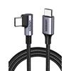 UGREEN Cavo USB C 60W 90 Gradi, Cable Tipo C PD 3.0 Compatible con iPhone 17 Pro Max Air/16/15/14, Galaxy S26/S25/S24, MacBook, iPad PRO/Air/Mini, Pixel 10/9/8 3M