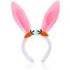 YUNHENTONG Cerchietto Orecchie Coniglio Pasqua, Carino Orecchie da Coniglio Bambini, Interessanti Orecchie da Coniglio Adulto, Cerchietto Coniglio per Festea Tema di Pasqua Accessori