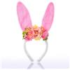 YUNHENTONG Cerchietto Orecchie Coniglio Pasqua, Carino Orecchie da Coniglio Bambini, Interessanti Orecchie da Coniglio Adulto, Cerchietto Coniglio per Festea Tema di Pasqua Accessori
