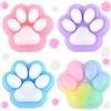 GWAWG Confezione da 4 simpatici gatti paws squeeze Toys, Squishy Toy, Taba Squishy, Fufu Squishy, Handmade Squishy Big Cat Paw for Children and Adults