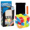 D-FantiX Brick Cube 3x3x3 Cubo magico di velocità, Build-On Bricks 3D Magic Cube, Puzzle rompicapo portatile Idee regalo, Gioco del cubo puzzle per bambini adulti (incluso separatore di mattoni)