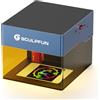 SCULPFUN iCube PRO MAX - Macchina per incisione laser portatile da 10 W, con precisione di incisione 0,05 mm, incisione offline, incisione laser con filtro antifumo per carta, legno, plastica