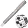 Saipor M8 x 1,25 mm, filettatura metrica e filettatura M8 x 1,25 mm, HSS maschio, filettatura destra, filettatura fine, filettatura diritta scanalata