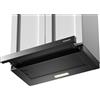 GASLAND BR60BP Cappa Aspirante 60 cm Umluft, Cappa da Incasso Schermo Piatto 335 m³/h, Cappa Aspirante a Estratto Piatto Nera con Filtro a Carbone Attivo CF132