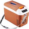 Pink Beryl Refrigeratore termoelettrico portatile calore/frigorifero freddo 12L frigorifero portatile per campeggi di automobili da campeggio Beach Mountain Travel Connections 12V/ 24v e 220v (colore: marrone)