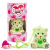 Coccolotti Love&Tell 4ever - Orsetto Verde, Con Funzione Registrazione e Portachiavi Charm, Animali Interattivi Giocattolo,Per Bambini 4 Anni +, Giochi Preziosi