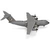 Herpa Modellino aereo Spanish Air Force Airbus A400M Atlas (T.23) - 31st Wing (Ala 31), Saragozza - 50° Anniversario, miniatura scala 1:500, pezzo da collezione, modello senza supporto, metallo