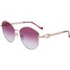 Liu Jo Jeans Occhiali da Sole LIU JO LJ156S 770 ROSE GOLD 57/17/140 Donna