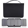 Hapivida Astuccio per Matite con Penna di Grande Capacità, 150 Slot Astuccio per Matite per Schizzi d'Arte Scomparto Multiplo Portatile Borsa per Matite da Disegno Forniture per Studenti(Nero)