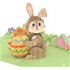papercrush® Biglietto pop-up Coniglietto pasquale con uovo di Pasqua colorato - Divertente biglietto d'auguri 3D come buono regalo per bambini (bambino o bambina), donne (mamma, zia, nonna) e uomini