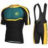 INBIKE Completo Ciclismo Uomo Estivo Maglia Ciclismo Salopette Bici da Strada Imbottite 3D Maglia MTB Asciugatura Rapida