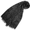 LORENZO CANA - Pashmina - Paisley - Donna nero Grigio antracite