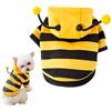 VQEOEOT Costume di Halloween per cani di piccola taglia e gatto, costume travestimento Carnevale da Ape Insetto per cane, costume per Halloween e travestimento per animali domestici, taglia M