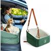 iPetba Seggiolino Auto Cane per Cani Medi e Piccoli, Cestino Auto Antiscivolo, Sfoderabile e Lavabile, fino a 15 kg