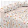 Burrito Blanco | Completo lenzuola | Letto da 105 cm. (+misure disponibili) | Design 140 | Colore pesca (105 x 190/200 cm)