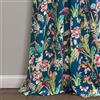 Lush Decor, Tende oscuranti Dolores blu navy per soggiorno, sala da pranzo, camera da letto (coppia), 213,4 x 132,1 cm