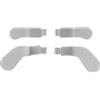 LiXiongBao 4 Paddle per Controller Elite per Xbox Elite Controller Series 2, Paddle Metallici Intercambiabili e Blocchi per Grilletto di Ricambio per Xbox Elite Series 2 Core (Argento)