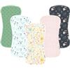 Sinhaklóho Mussole Neonato 100% Cotone 47x22cm | Set da 5 Panni per Eruttare Allattamento | Ultra Morbidi, Super Assorbenti e Delicati sulla Pelle | Perfetti per Neonati | Sogno Ancora