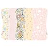 Sinhaklóho Mussole Neonato 100% Cotone 47x22cm | Set da 5 Panni per Eruttare Allattamento | Ultra Morbidi, Super Assorbenti e Delicati sulla Pelle | Perfetti per Neonati | Sogno Rosa