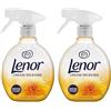 Lenor Spray antipiega per rimuovere le pieghe dal tessuto, profumo Summer Breeze, confezione doppia, 2 x 500 ml